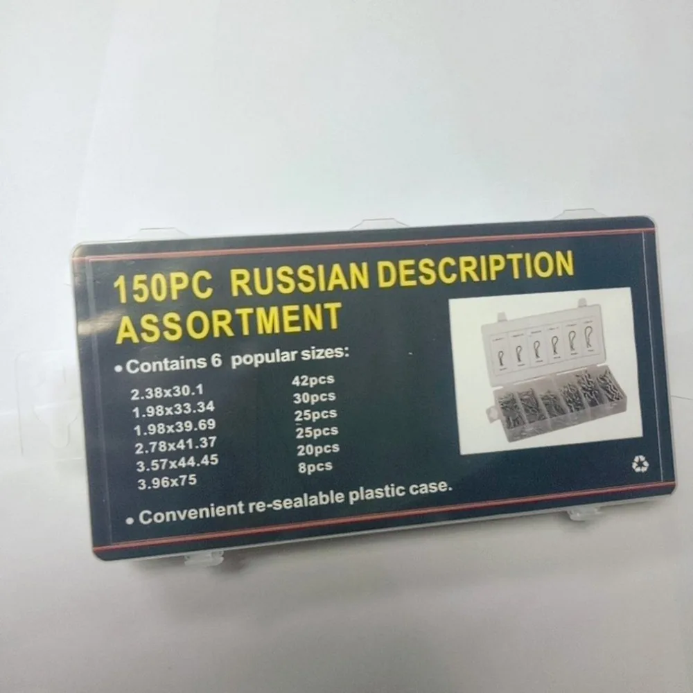 150 шт./компл. Антикоррозийная заколка для волос удерживающая R зажим Линч-шплер Весна Ассорти набор Раздвоенные шплинты шпильки набор крепежных штифтов