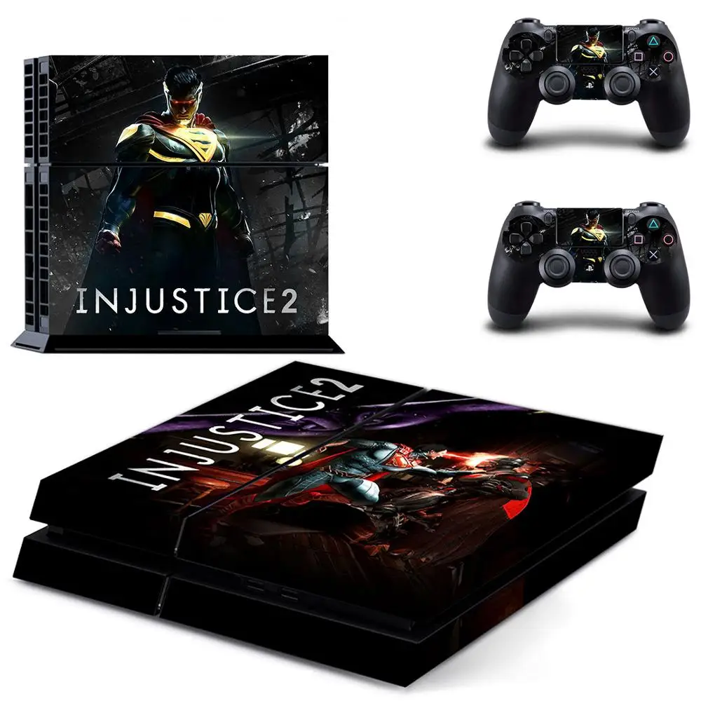 GYTM0977 Injustice 2 PS4 Vinly Skin PS 4 sticker Play station 4 sticker s Pegatinas для консоли playstation 4 и 2 контроллера - Цвет: GYTM0977