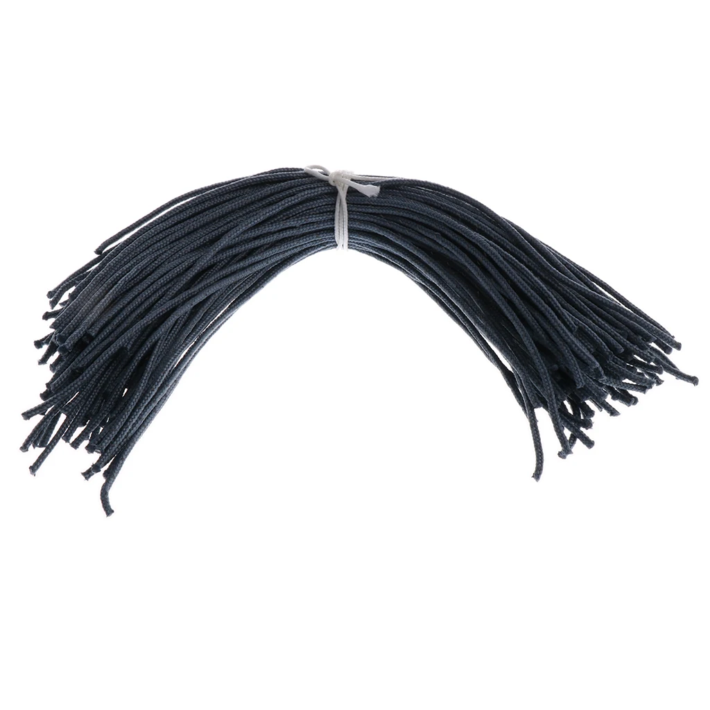 100pcs 7.9" 0.08" Strong Durable Tie down Rope Fits Use with Camping Awning Canopy Tent Stakes Tent Pegs Tent Nails - Цвет: Grey