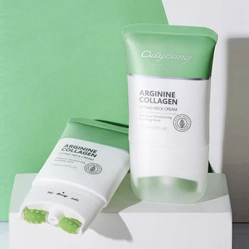 

1pc Double Roll Ball Neck Cream Moisturizing Smooth Fine Lines Brighten Skin Color Anti-aging Neck Cream