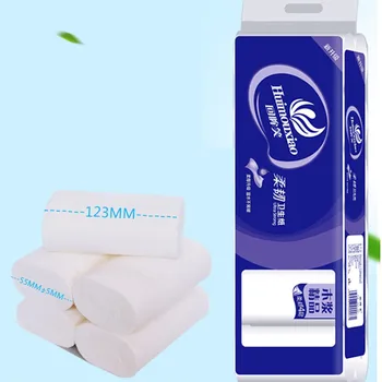 

14rolls/pack Atacado Toilet Paper Rolls Paper Towel 4-ply Thickened Bath Tissue Bathroom Home Soft Toilet Tissue Paper Wc Papier