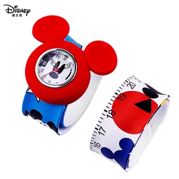 

Disney children patted watch Frozen Princess Mickey Minnie Cartoon cute tape measure watch