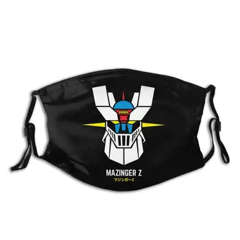 

Reusable Mazinger Z Super-Alloy Z Robot Face Mask With Filters Disposable Anti Bacterial Haze Protection Mask Respirator Muffle