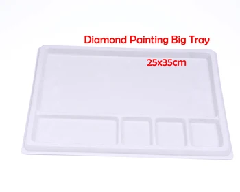 

New Multifunction 3D DIY Diamond Painting Diamond Embroidery Accessories Large Capacity Big Drill Plate Plastic Tray Big Kits