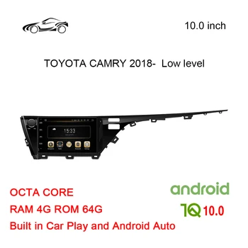 

2018 CAMRY GPS RADIO ANDROID CAR GPS FOR TOYOTA CAMRY 2018 OEM RADIO AUDIO 10 inch CAR STEREO ANDROID 4G+64G Car Multimedia NAVI