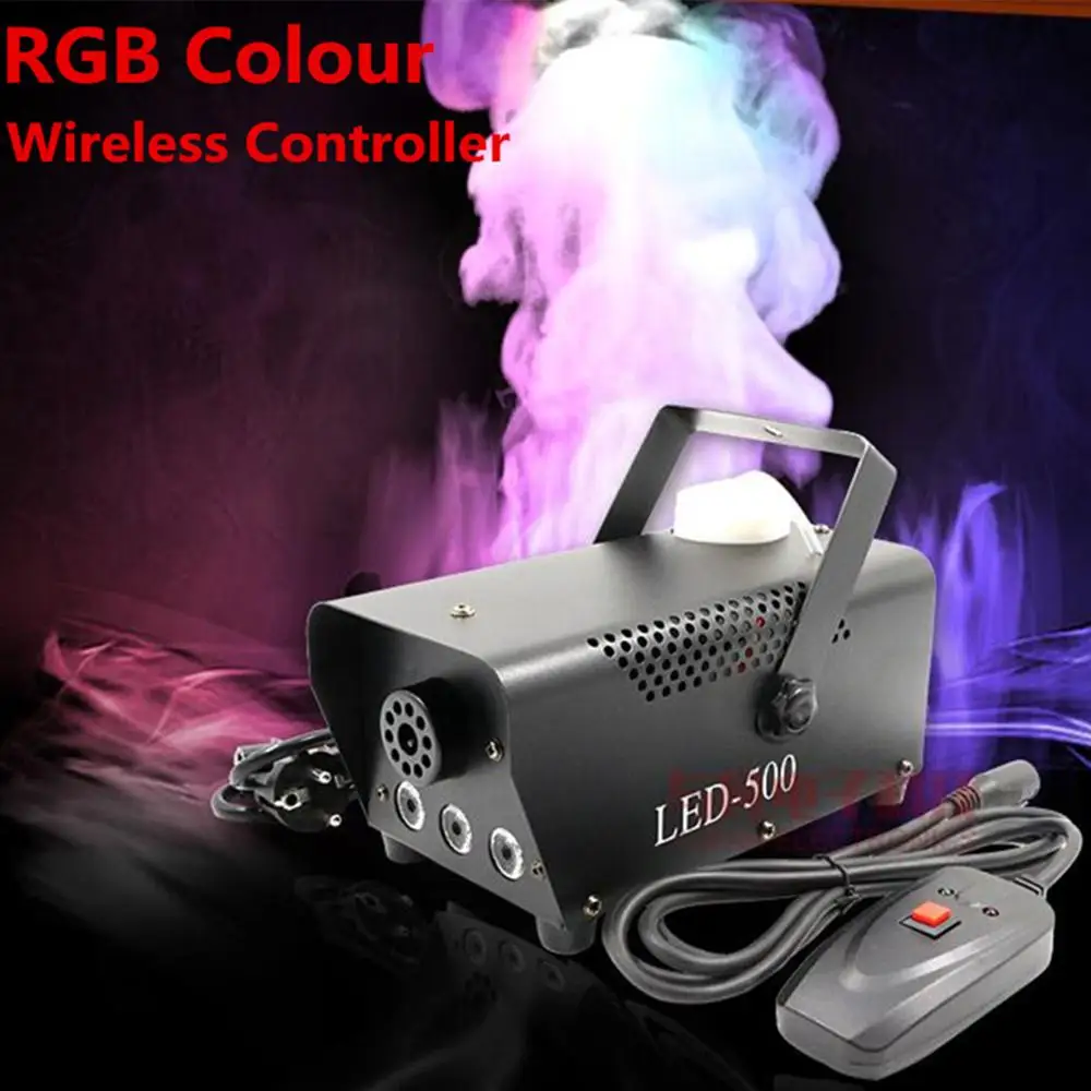 

High quality Wireless control LED 400W smoke machine/RGB chang color led fog machine /professional led stage 400w smoke ejector