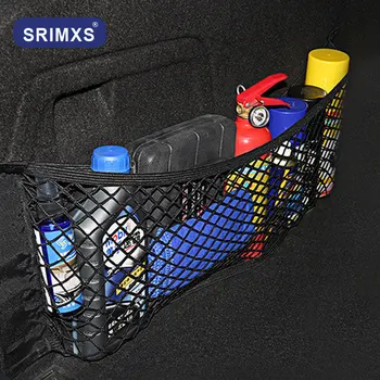 

Mesh In Trunk Organizer Car Trunk Net Nylon Auto Cargo Storage Mesh Organizer In Trunk For SUV Cars Luggage Nets Travel Pocket