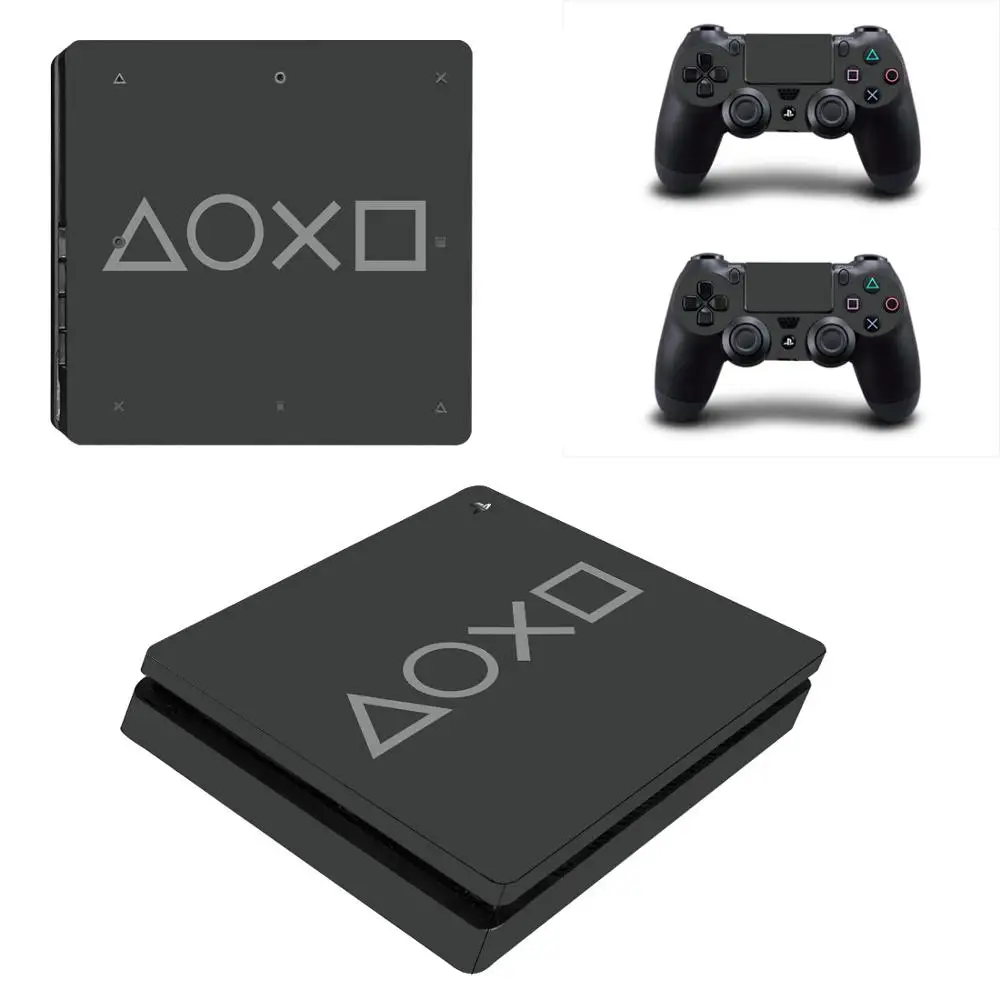 PS4 тонкие наклейки PS 4 Play станция виниловые для кожи Стикеры playstation тонкая консоль