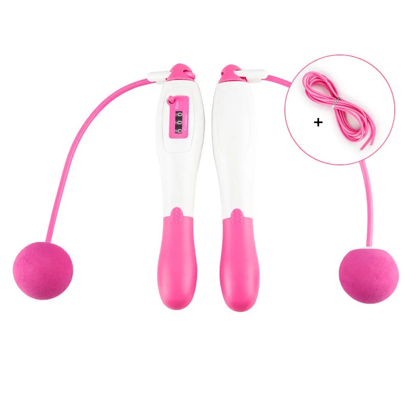 

Adjustable Electronic Counting Skipping Rope Professional Fitness Training Jump Ropes with Counter