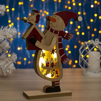

The figure of trees. "Snowman", 21x11x5 cm, AA * 2 (not included), 4 LED, T / WHITE 4364328