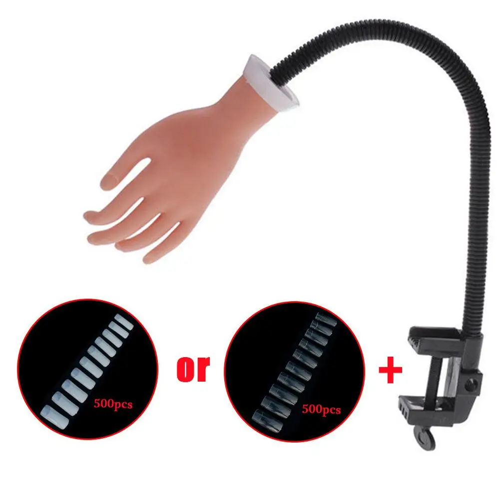 

Professional Adjustable Model Practice Hand Nail Art Tips DIY Manicure Tools