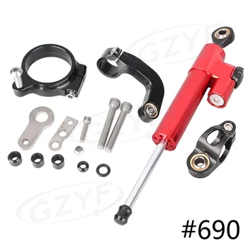 

CNC Aluminum Motorcycle Steering Damper Stabilizer Safety Control w/ Mounting Bracket Kit For BMW R1200GS R1200CL 2013-2016