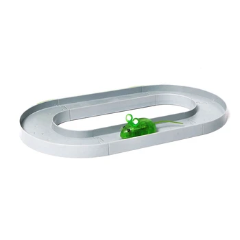 

Pet Funny Cat Toy Cat Rotating Electric Mouse Electronic Mouse Track Turntable