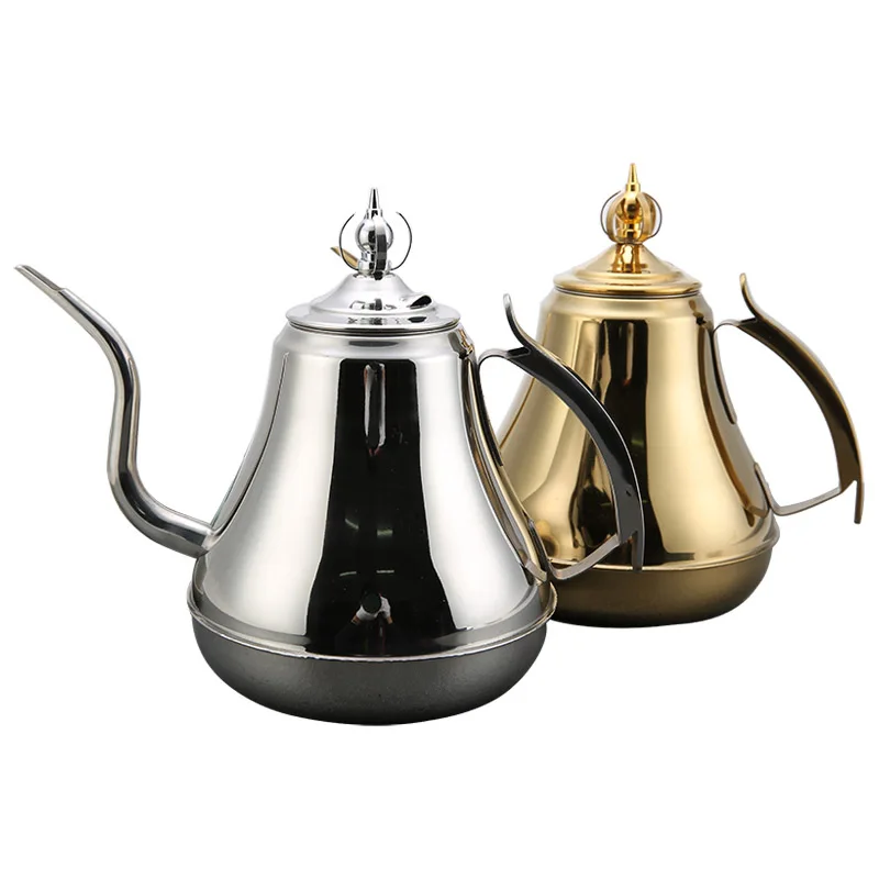 1.2L/1.8L Turkish Coffee Pot Magic Crown Kettle Durable Stainless Steel Moka Teapot With Strainer | Дом и сад