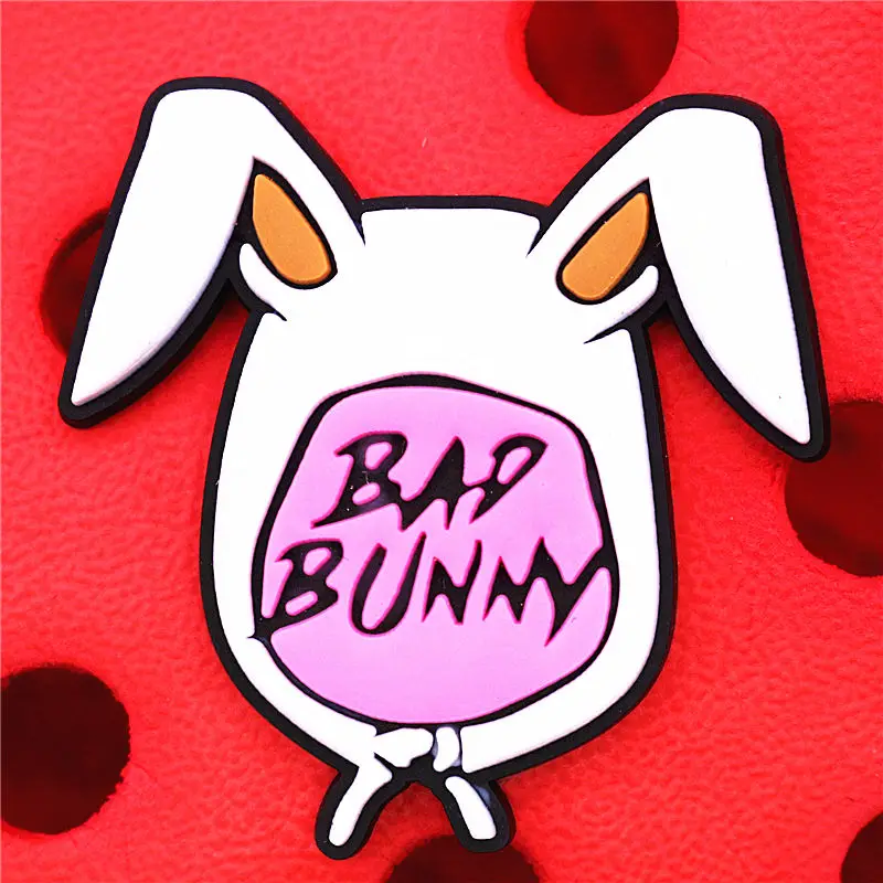 1pcs Bad Bunny Shoe Charms Colorful Windmill Flower Girl Lipstick Slipper Accessories Decoration Fit Croc Jibz Party Kids Gifts 17 - Bad Bunny Store H42c25c6bc85f47349563e15c26b6bf5bz - Bad Bunny Store