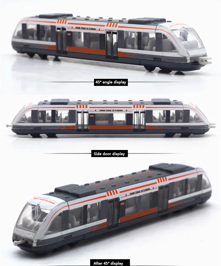 Горячая сплав высокоскоростная железная дорога поезд модель гармония модель сплав автомобиль игрушка метро моделирование автомобиля Модель игрушка для мальчиков