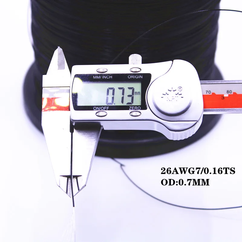Teflon cable electr�nico ultrafino de alta temperatura  26AWG 28AWG 30AWG 32AWG 34AWG Ultra-thin ultra-thin wire and cable
