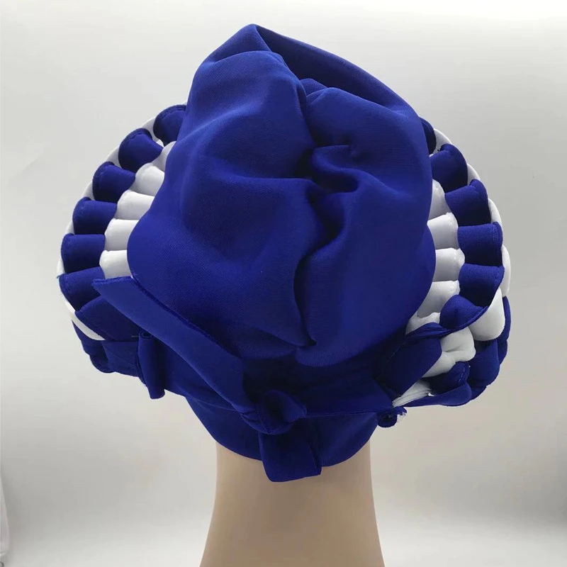 Muslim turban bonnet wrap head scarf hijab hat woman Inner hijab caps African Hat Auto Gele headscarf fashion prom headband hat african wear for women