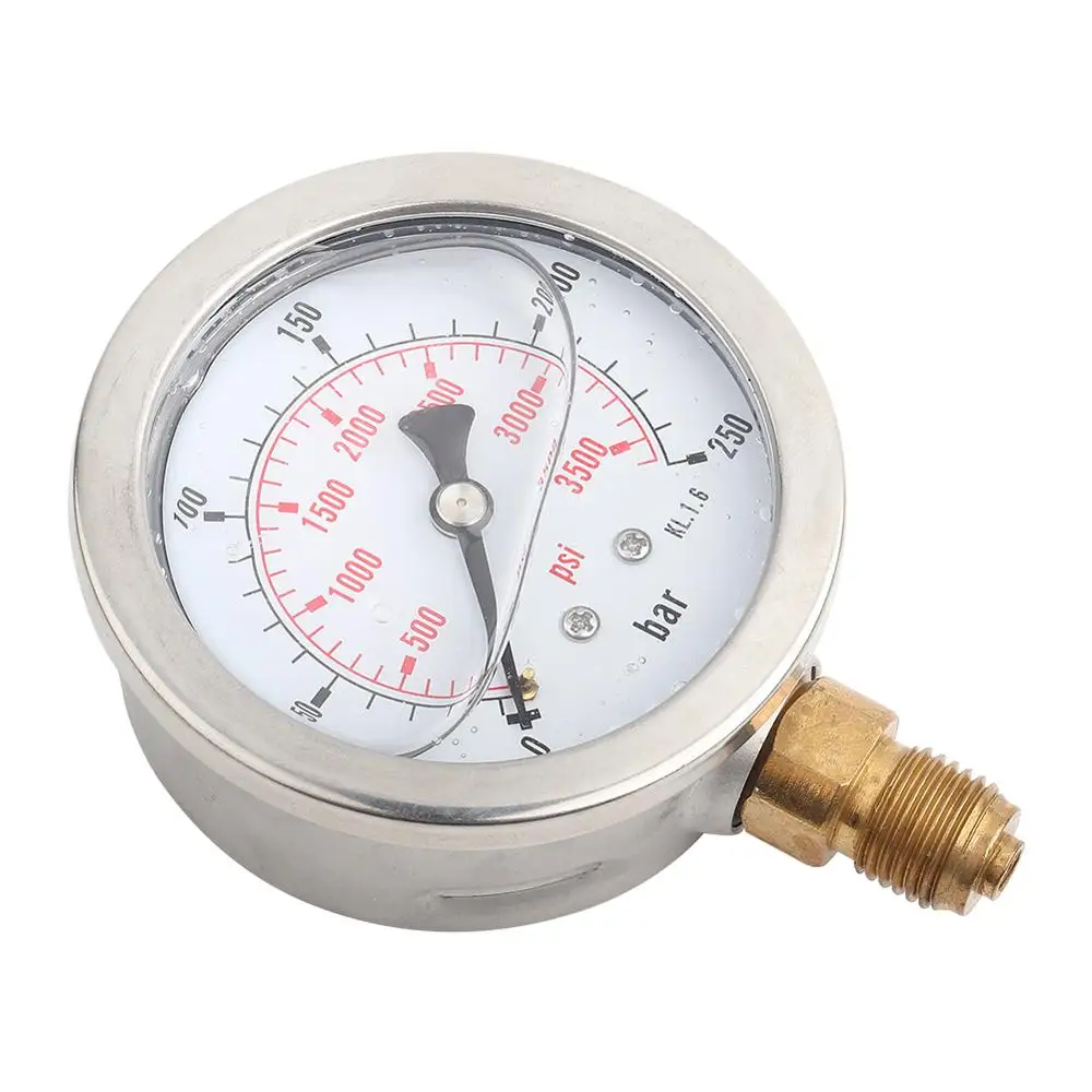 HydraulicWaterPressureGaugeHydraulicPressureGauge0250Bar03750PSIG1463mmDialMeter.jpg