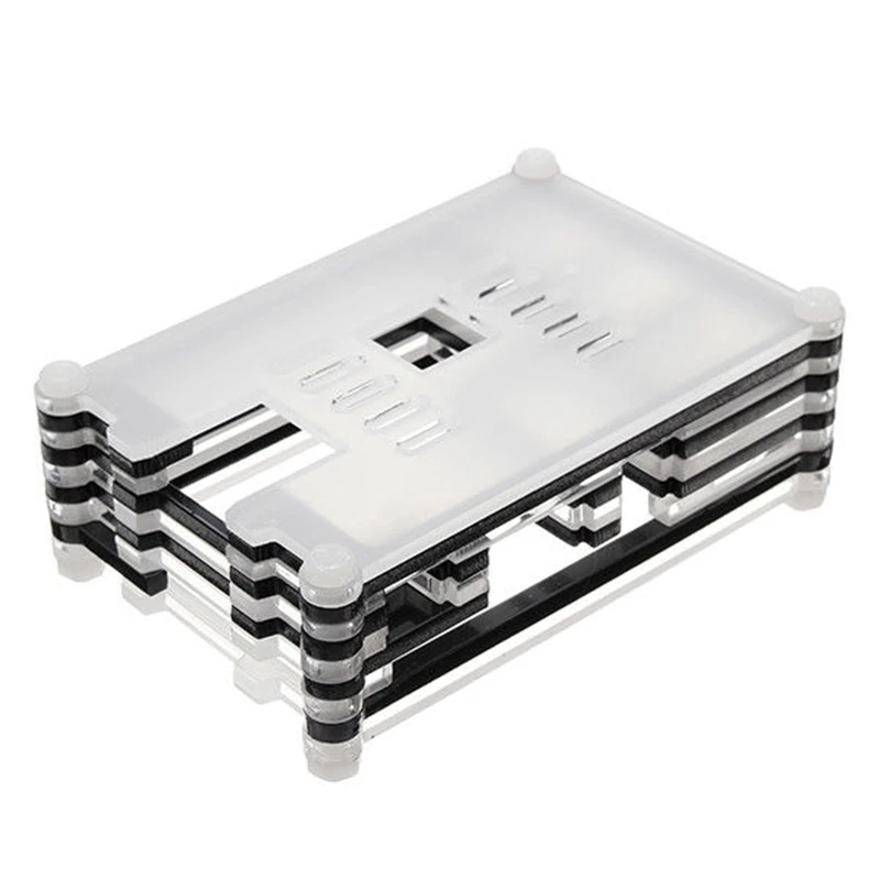 9 Layer Raspberry Pi 3 Model B+(Plus) Acrylic Case for3.5 Inch Contact Screen Lcd Display