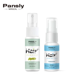 

Pansly Hair Growth Inhibitor facial Removal cream Spray Beard Bikini Intimate Face Legs Body Armpit Painless Dropshipping