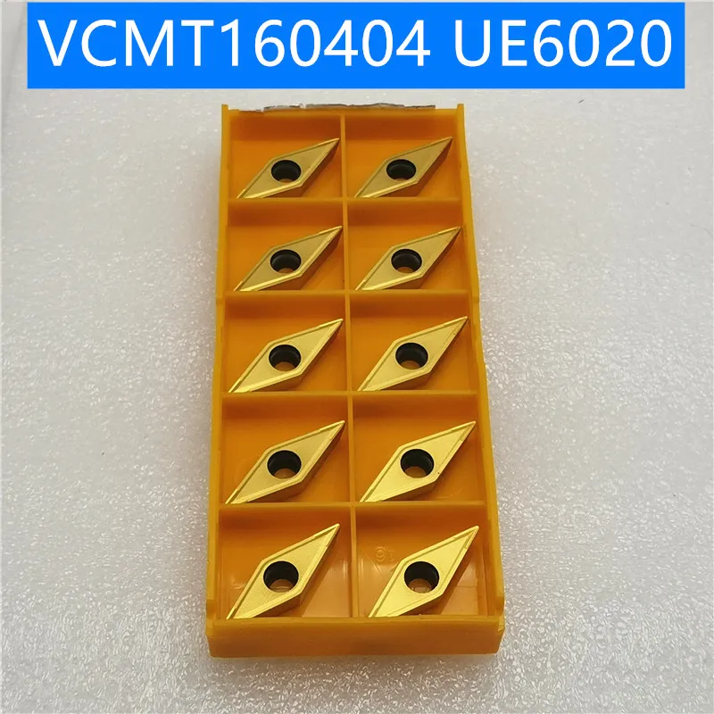 

20PCS VCMT160404 VP15TF UE6020 High Quality Carbide Inserts Metal Turning Tools Machine Tool Parts Lathe Tool VCMT 160404