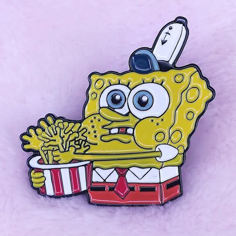 Spongebob Eating Popcorn