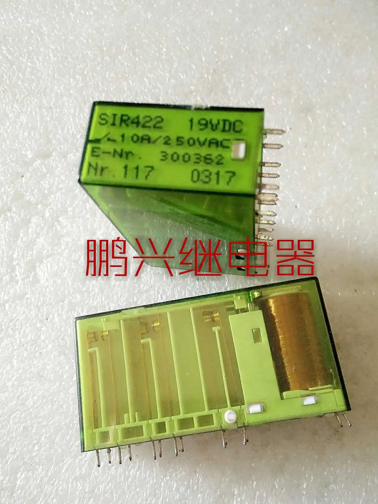 

Free Shipping 10PCS/LOT SIR422 19VDC Switzerland Safety Relay