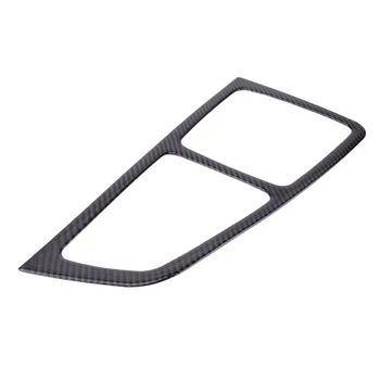 

Resin Rubber Carbon Fiber Texture Interior Gear Shift Box Panel Sticker Cover fit for Audi Q7 2016-2018