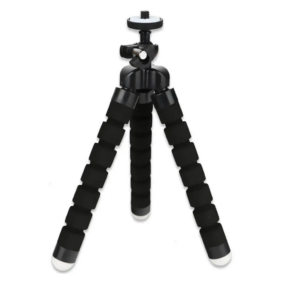 Mini Portable Flexible Sponge Holder Octopus Tripod Bracket Stand Mount Monopod Camera Phone Photography Holder