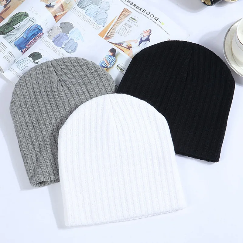 Short Beanie Men's Winter Hat Ski Cap embroidered beanies knitted beanie cotton beanie skullies beanies fashion beanies winter hat