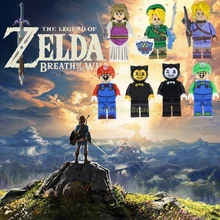 Марио Бенди легенда о Зельде принцесса Zelda Link фигурки строительные блоки фильм игра модель Technic друзья игрушки для детей