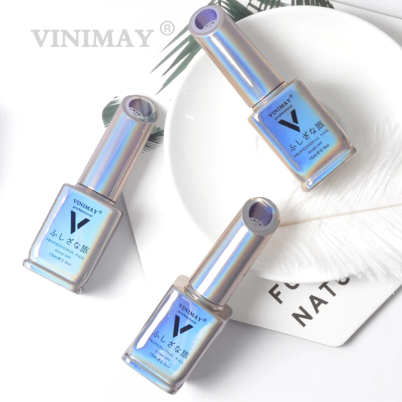 Гель лак VINIMAY для ногтей кошачий глаз полуперманентный УФ гель Праймер снимается