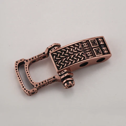 Beads for Jewelry Making Supplies Gold Vintage Spacer hooks & Clasps Copper Diy Bracelet Accessories Big Hole