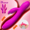 16 Speeds Strong Dildo Rabbit Vibrator Clitoris Stimulator G-spot Massager Sex Toy For Women Female USB Rechargeable Masturbator 1