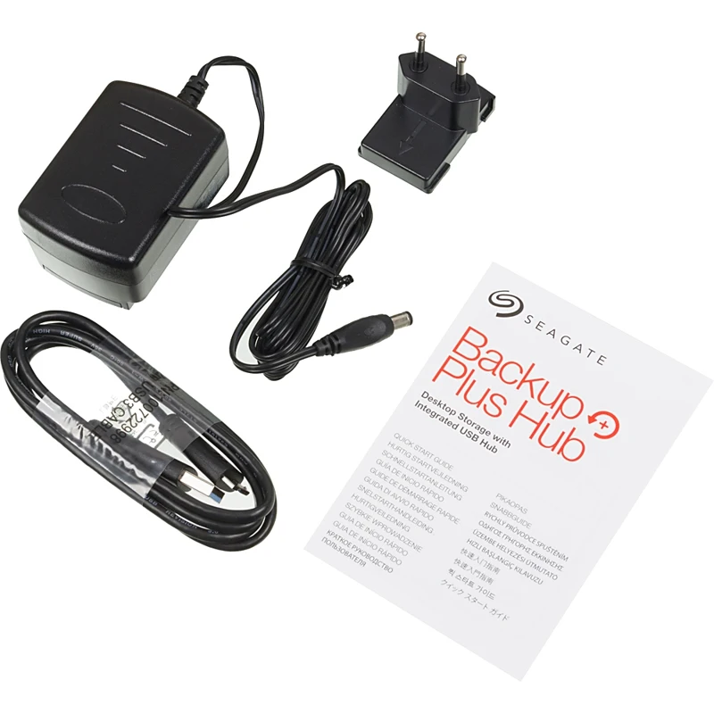 Жесткий диск Seagate Original USB 3.0 8Tb STEL8000200 Backup Plus Hub 3.5" черный