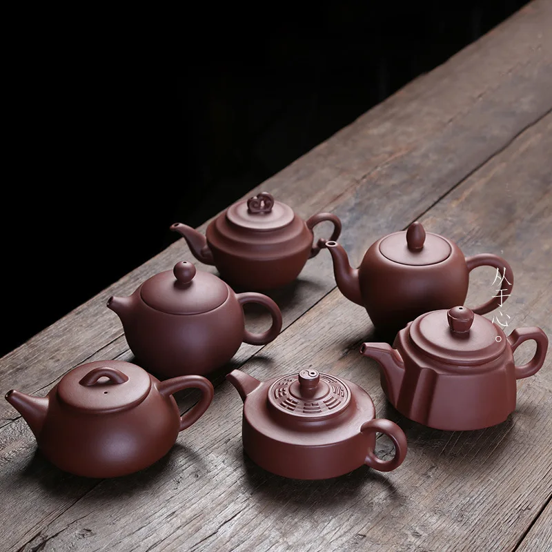 

Manufacturers Wholesale Yixing Clay Teapot Archaized Pot Teapot Household Kung Fu Tea Set Gift Customization Add Logo
