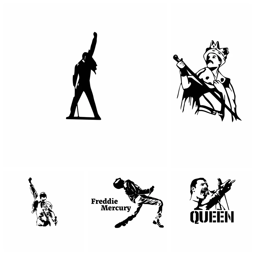

Fashion Freddie Mercury queen band Car Sticker And Decal Wrap Vinyl Auto Stickers Oil Tank Cover Car-Styling Custom Accessories