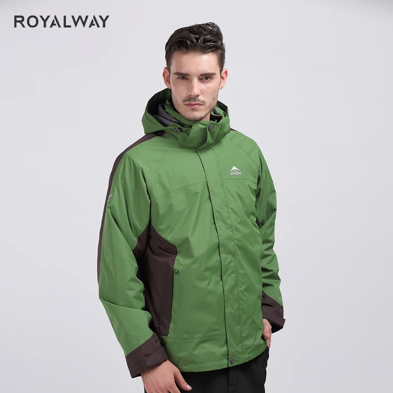 ROYALWAY зимняя походная ветровка Высококачественная съемная флисовая подкладка 2