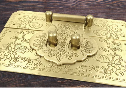 纯黄铜复古老式6