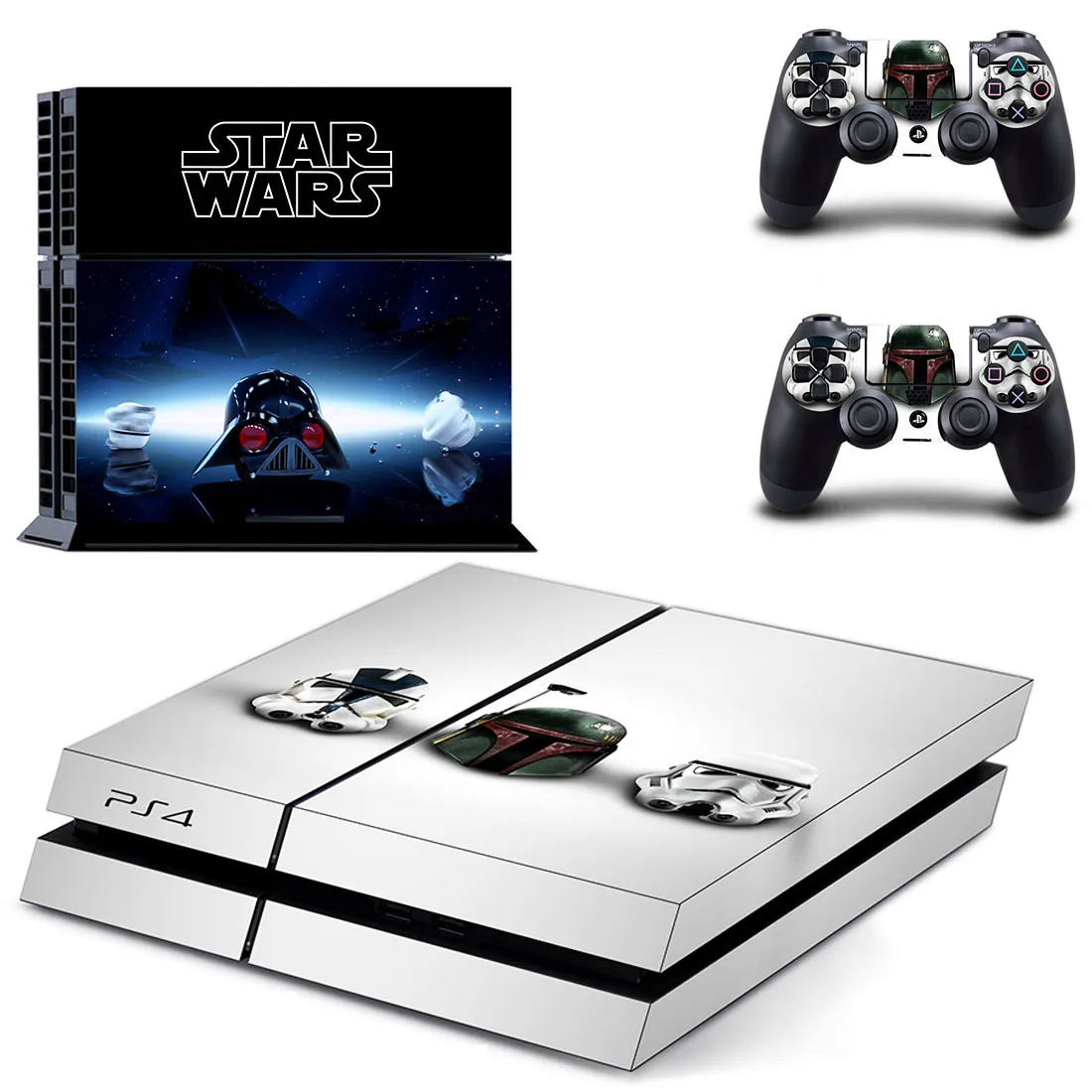 Film Star Wars PS4 Stickers Play station 4 Skin Sticker Decals For PlayStation 4 PS4 Console and Controller Skins Vinyl