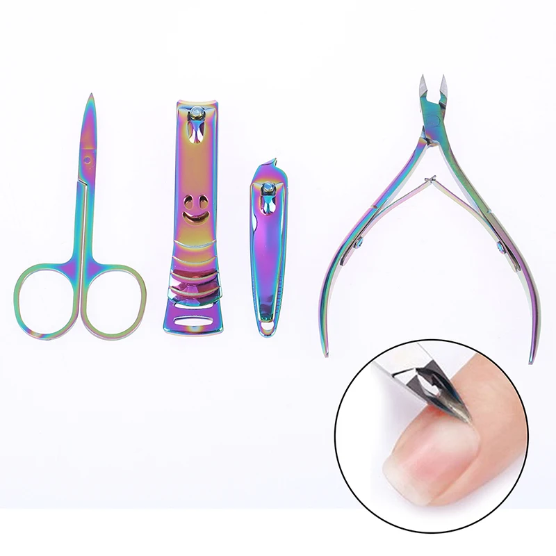1PC Nail Art Clippers Set Cuticle Dead Skin Remover Cutter Scissor Manicure Tool Metal Fingernails Toenails Nail Cutter