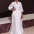 Women's Plus Size Sheath Dress Solid Color V Neck Sequins Long Sleeve Fall Spring Sexy Prom Dress Midi Dress Party Vacation Dress / Party Dress / Ruffle 1