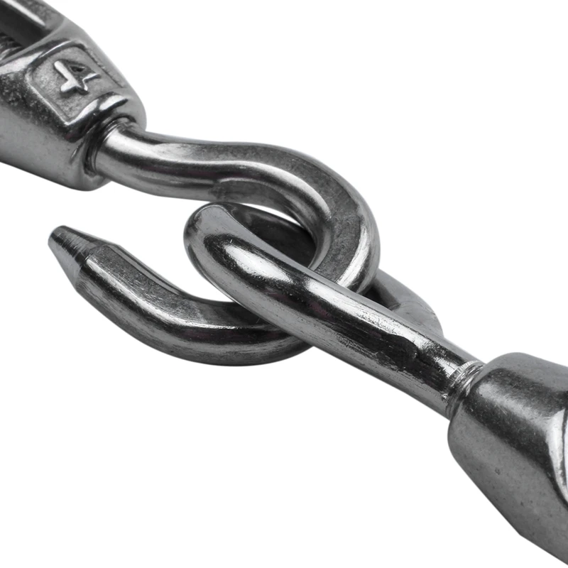 M4 4 мм резьба Регулируемая из нержавеющей стали крючок для глаз Turnbuckle 10 шт