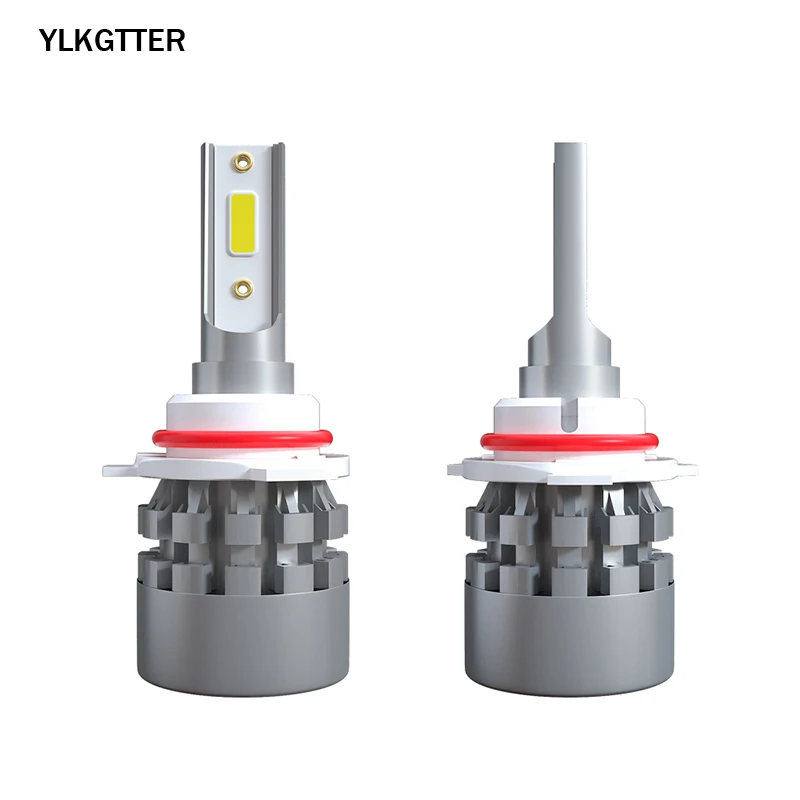 YLKGTTER 6000LM/комплект H1 H4 H7 H11/H8/H9 9005/HB3/H10 9006/HB4 светодиодный Автомобильные фары для внедорожника грузовые лампы 40 Вт/заданная величина K3 термостатический лампа - Испускаемый цвет: 6000 К Холодный Белый