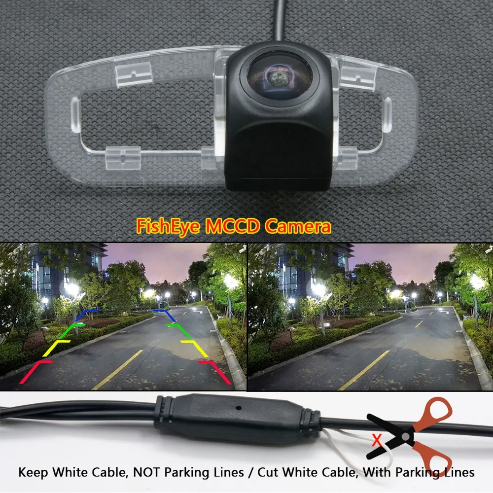 Рыбий глаз 1080P MCCD Starlight парковочная камера заднего вида для Honda Accord 2011 2012 2013