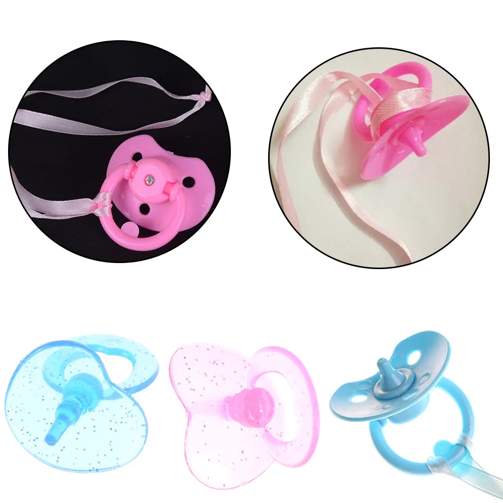 1/2PCS Baby Doll Pacifier Bottle for Nursery Doll House Feeding Feed Medication Device Kids Pretend Play Games Toys