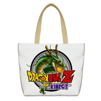 

Dragon Ball Z Shenron Poster Printing Canvas Bag Student Shoulder Bags Cartoon Action Figure Handbag X2579