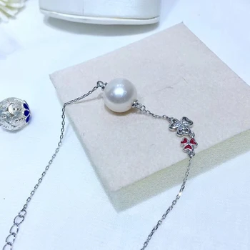 

HOT 925 Sterling Silver Bracelet Settings Findings Mountings Accessories Parts Bangle for Akoya Edison Pearls Jade Coral Beads