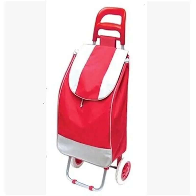 Carretilla Plegable Verdulero Carrello Cucina De Courses Avec roulets Mesa Cocina Тележка для покупок - Цвет: Version O